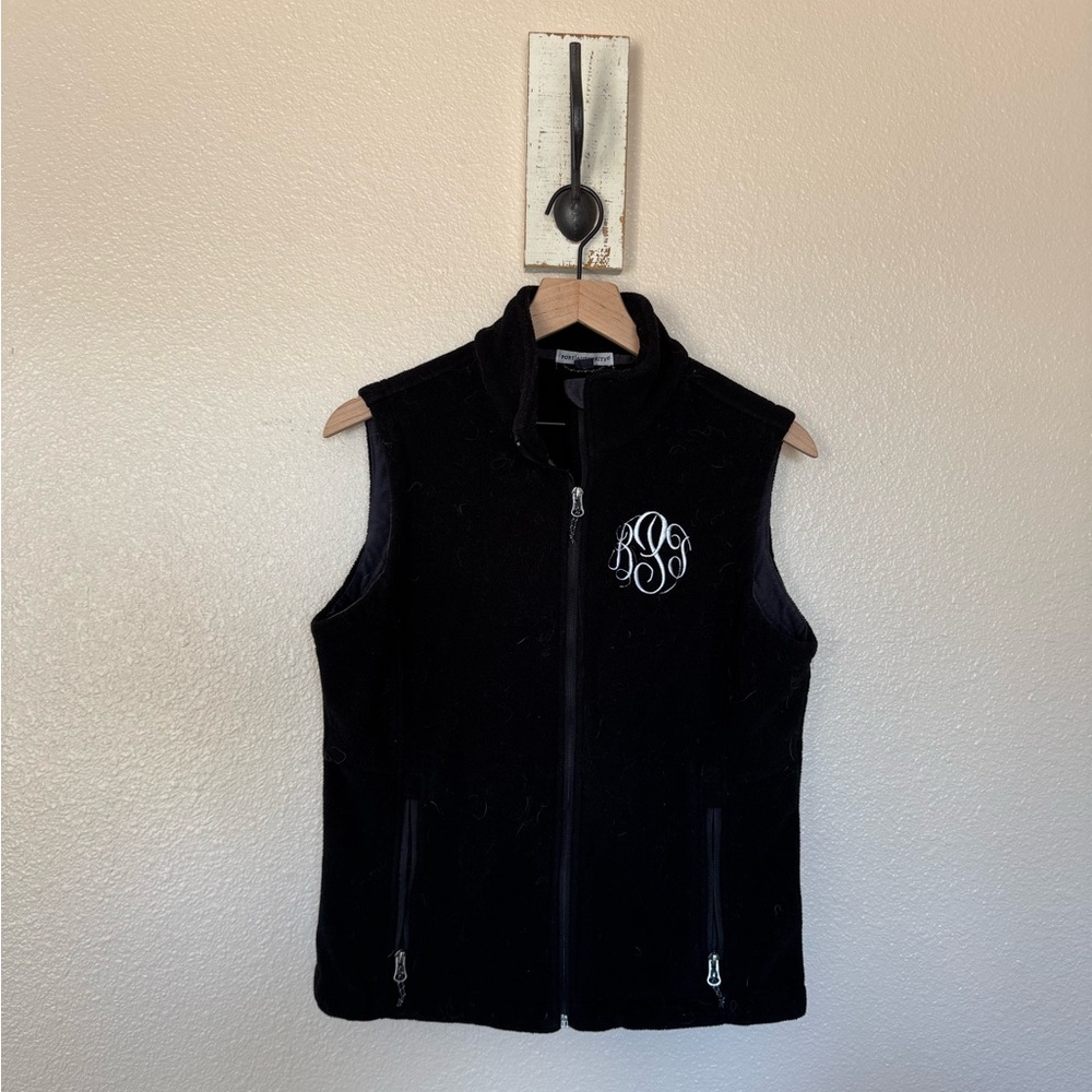 PORT AUTHORITY • Monogrammed BPT Classic Black Fleece Vest